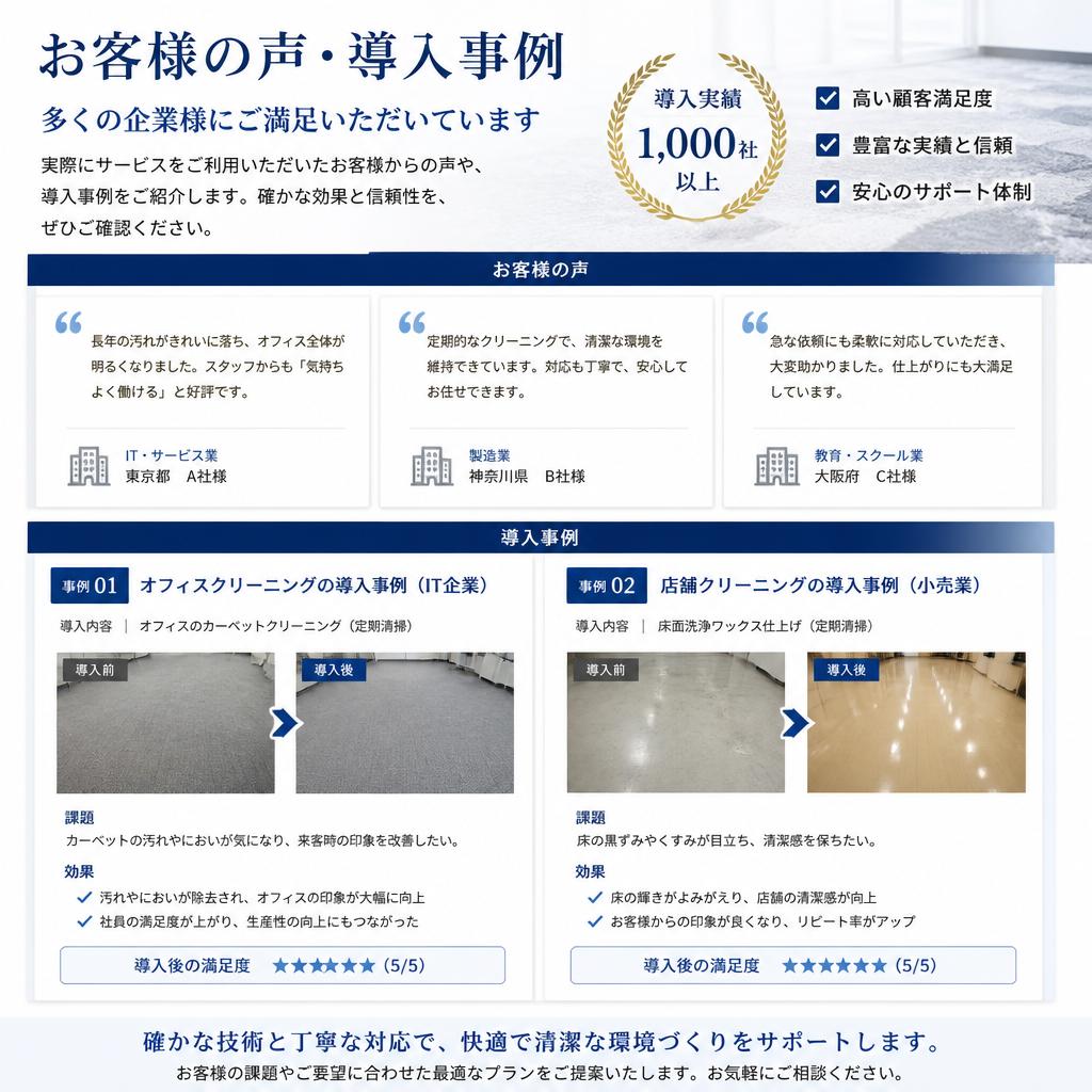 実績の紹介